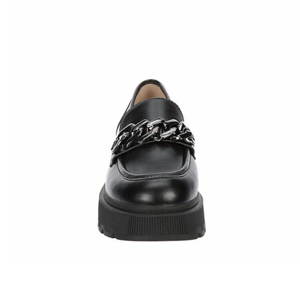 Limelight Black Chunky Loafers - Picture 4 of 7